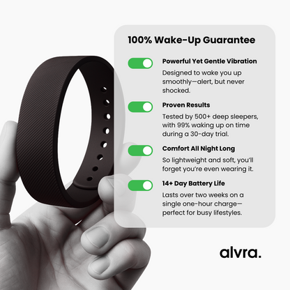 Silent Wake-Up Wristband