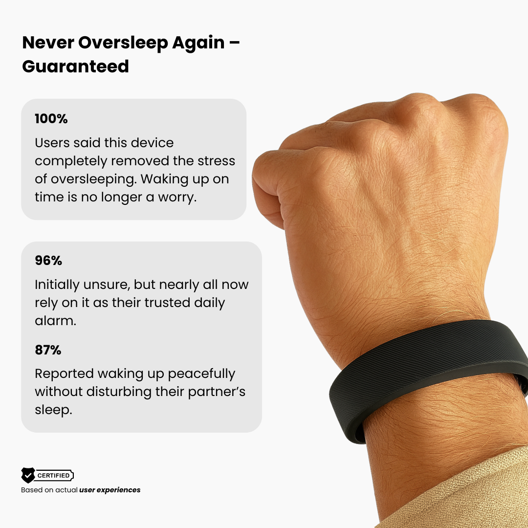 Silent Wake-Up Wristband